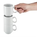 Mugs empilables blancs 284ml Olympia